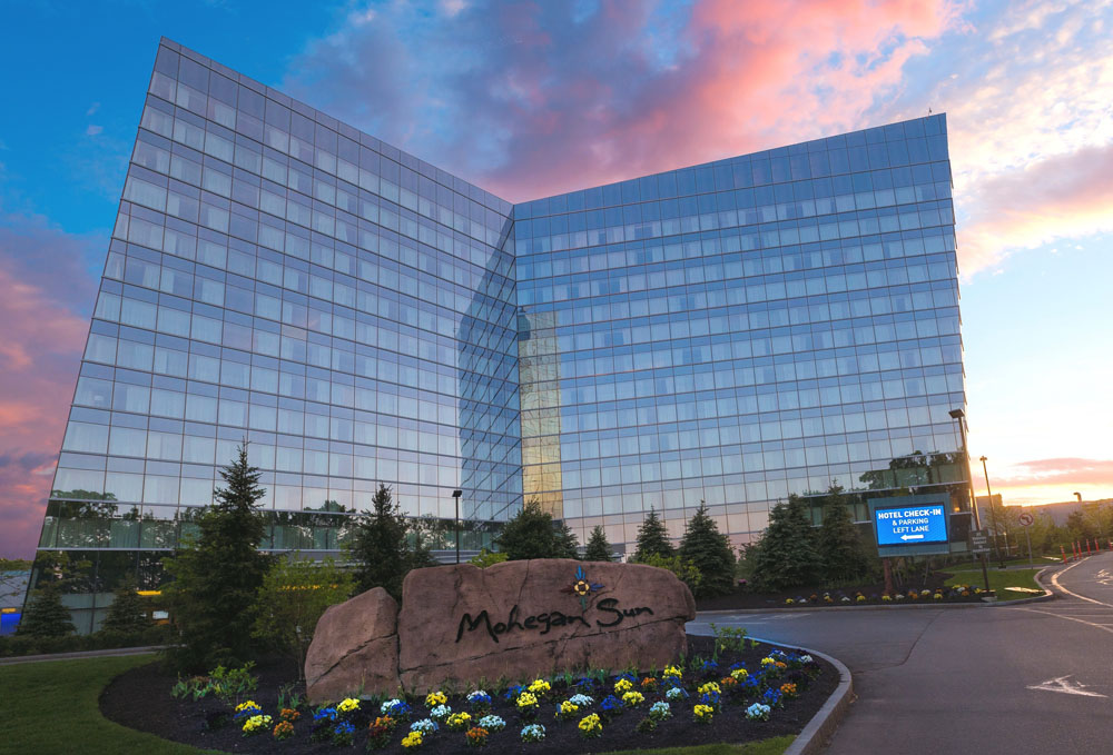 Earth Tower exterior at Mohegan Sun.