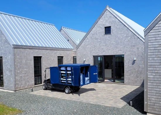 ProHost® Villa Resort Solution including 80SGC Golf Cart Vehicle, 56R Reserve Cart, Centralized Amenities, and Equipment Programming by Hostar International.