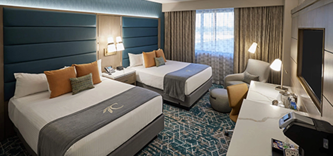 Choctaw Casino & Resort guest room.