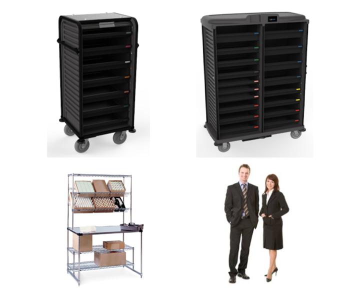 ProHost® Villa Solution, including Shuttle Lift, 40S Supplier Cart, C3 Collector Cart, 56R Reserve Cart, Centralized Amenities, and Equipment Programming by Hostar International.